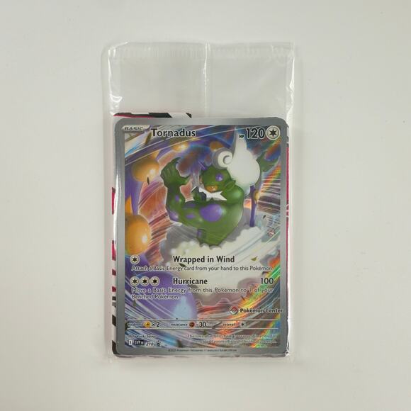 Pokémon Center Tornadus Promo Pack Sealed SWSH210 Exclusive – Reshiram Art Back - Picture 1 of 2